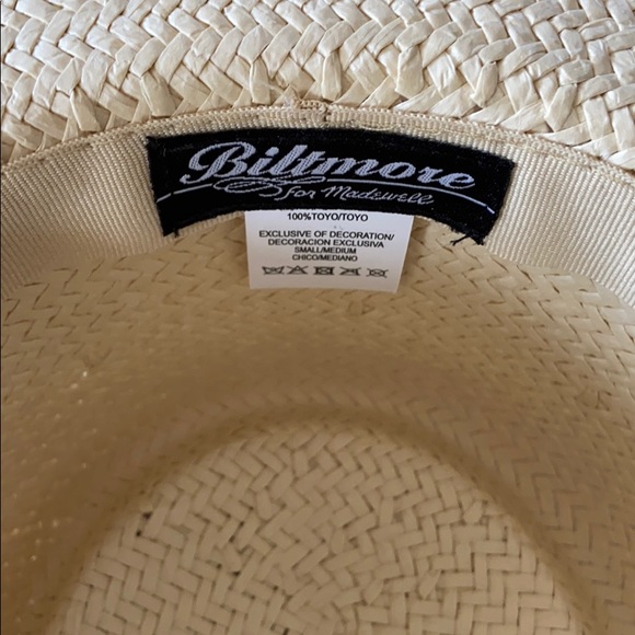 Madewell x Biltmore curved-brim straw hat. - Picture 8 of 8